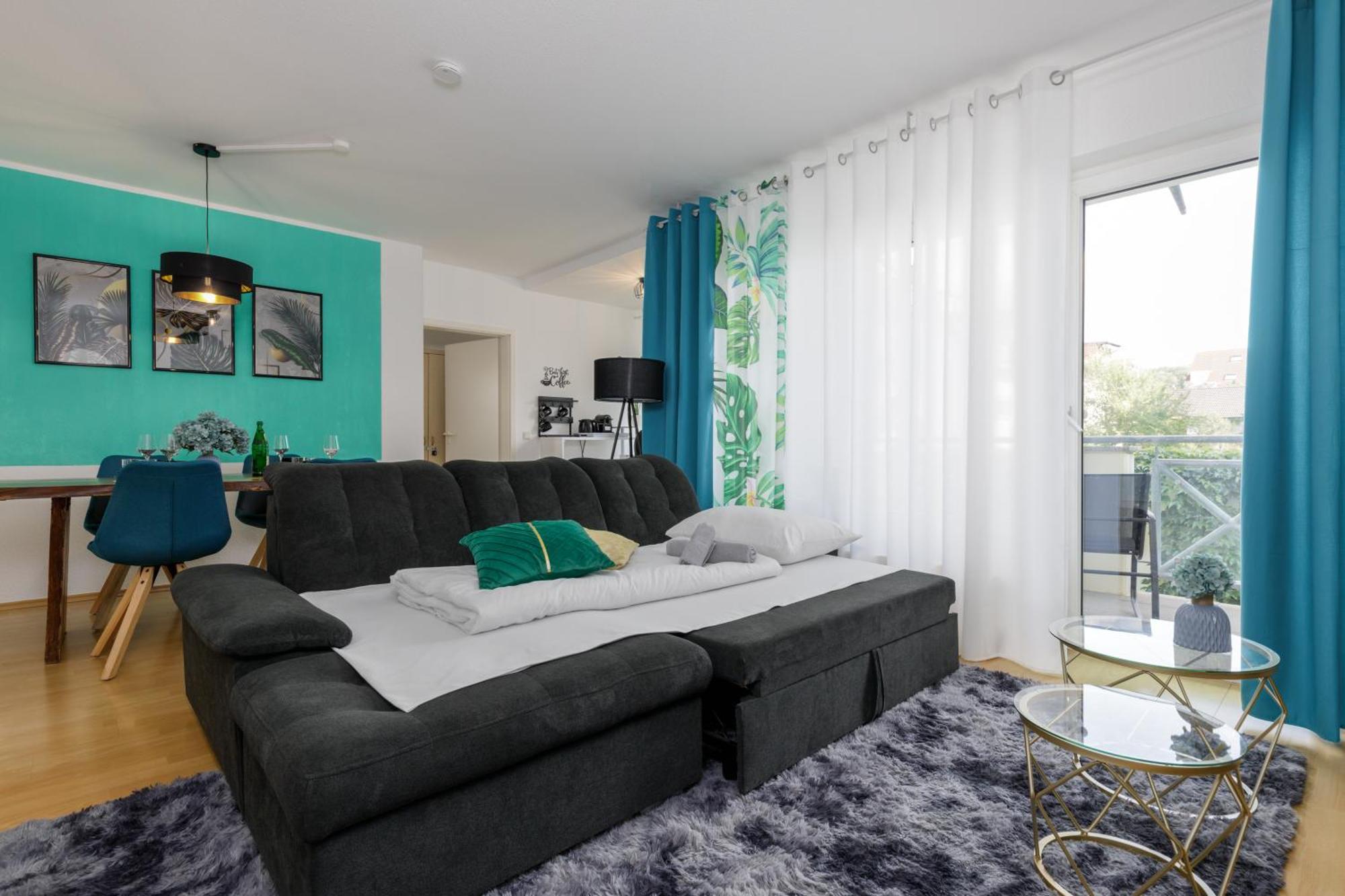 2 Zimmer Wohnung, Kueche, Bad, Balkon, Netflix Alzey Exterior photo